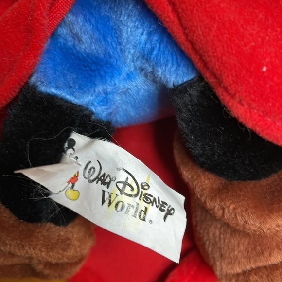 WALT DISNEY WORLD Sorcerer Mickey Bean Bag Doll Original Tag Vintage Fantasmic - Picture 5 of 11